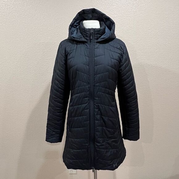 Under Armour Black ColdGear Reactor Parka Size Small - Picture 6 of 16